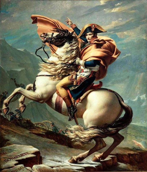 파일:David - Napoleon crossing the Alps - Malmaison1.jpg
