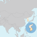 한국의 지도