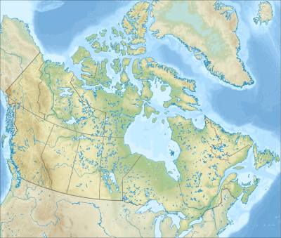 위치 지도 캐나다