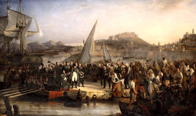 Beaume - Napoléon Ier quittant l'île d'Elbe - 1836.jpg