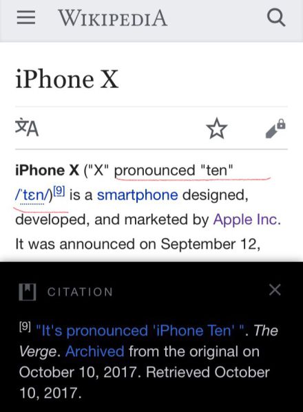 파일:IPhone X pronounced ten.jpg