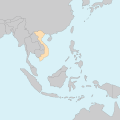 베트남의 지도