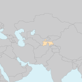 타지키스탄의 지도