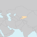 키르기스스탄의 지도