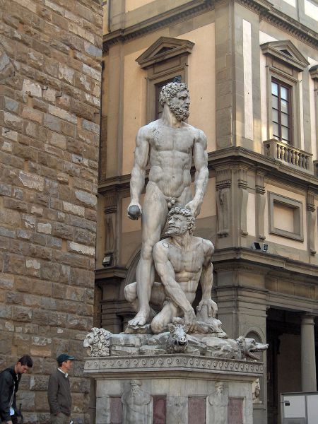 파일:Hercule et Cacus Bandinelli Florence Signoria.jpg