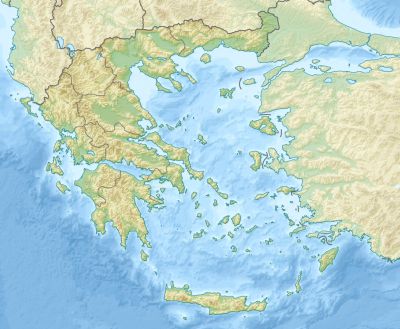 위치 지도 그리스