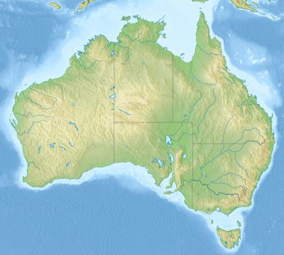 위치 지도 오스트레일리아