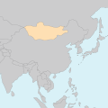 몽골의 지도