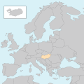 헝가리의 지도