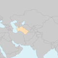 투르크메니스탄의 지도