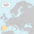 스페인의 지도